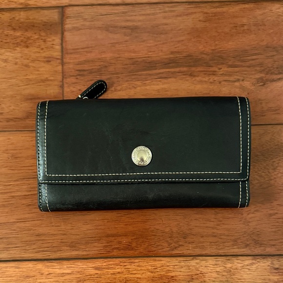 Coach Black Leather Bi-Fold Wallet - Picture 1 of 10